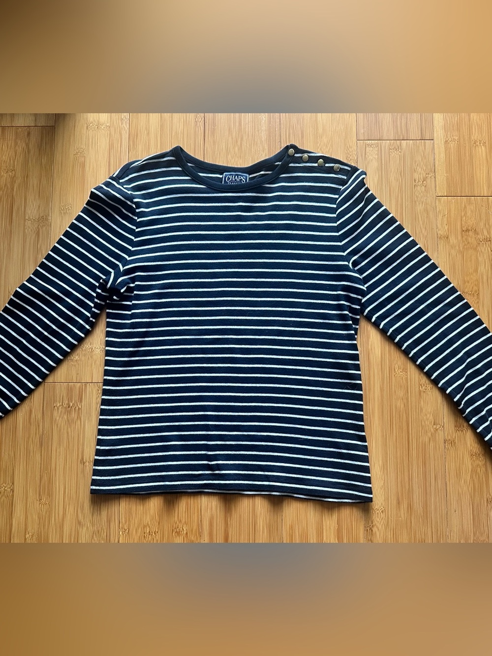 ⚓️ Vintage Chaps Nautical Striped Long Sleeve